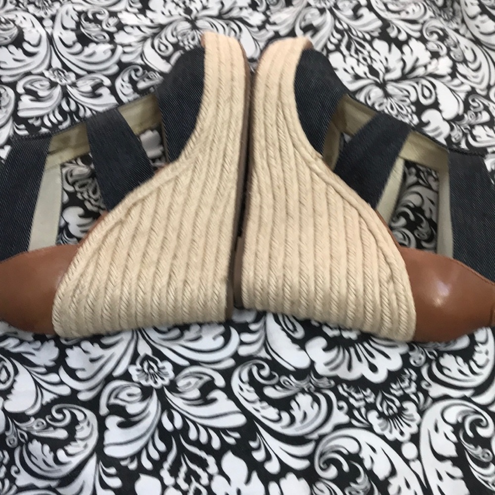 Michael Kors zip up denim wedges - Picture 5 of 5